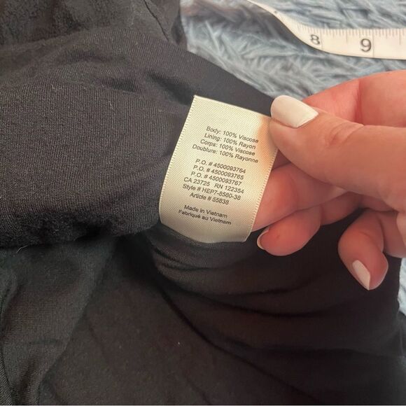 Aritzia Wilfred Free Black Camisole Dress - Picture 7 of 7